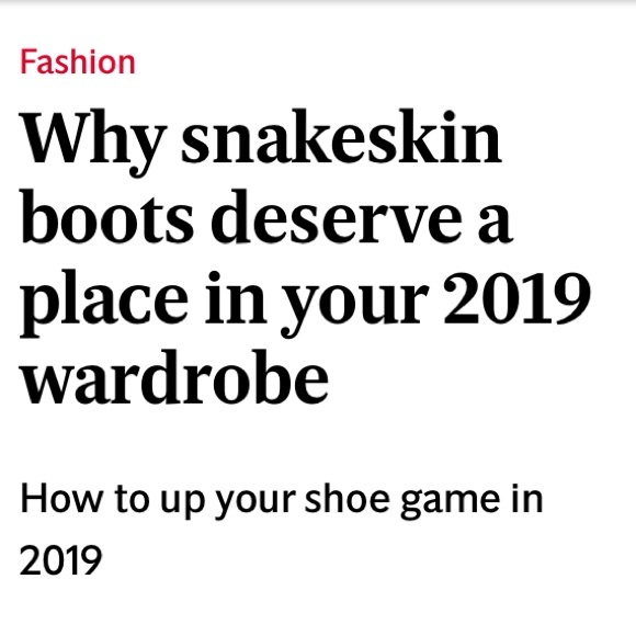 White Snake Print Boots - Picture 4 of 4